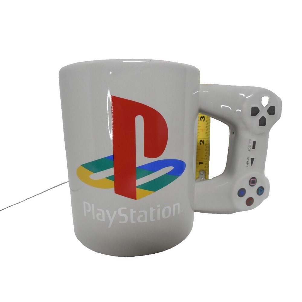Playstation Coffee Mug Cup Controller Handle Official by Paladone 16 oz